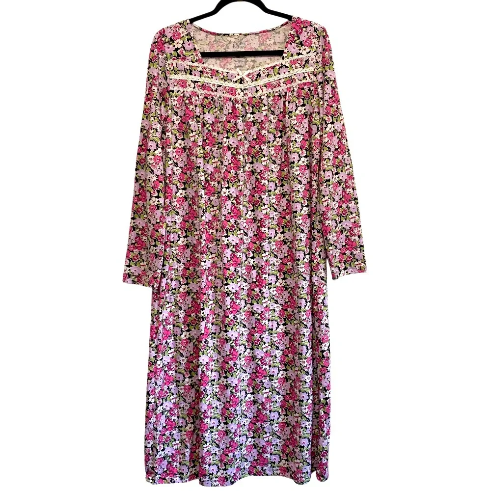 Croft & Barrow Floral Print Nightgown - Picture 1 of 4